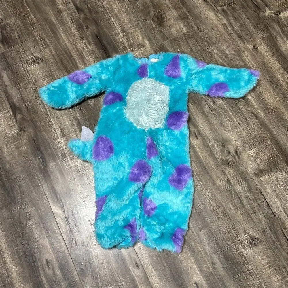 Pottery Barn Kids‎ Monsters, Inc. Sulley Costume Blue Size 4-5 no head